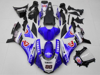 ABS 2015-2019 Blue PATA 88 Yamaha YZF R1 Bike Fairing Kit Canada
