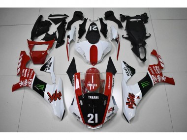ABS 2015-2019 Red Black 21 Yamaha YZF R1 Motorcycle Fairings Kit Canada