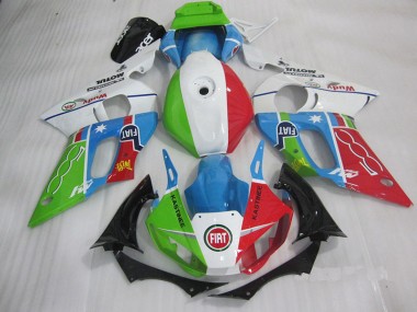 ABS 1998-2002 Blue Red Fiat Kastinee Yamaha YZF R6 Motorcycle Fairings Kit Canada
