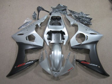 ABS 2003-2005 Silver Black Yamaha YZF R6 Bike Fairing Canada