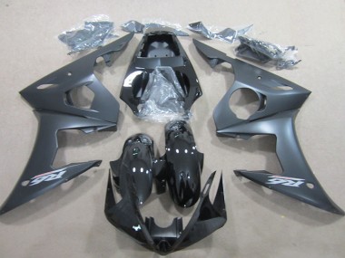 ABS 2003-2005 Black Yamaha YZF R6 Bike Fairing Kit Canada