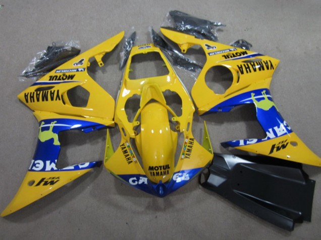 ABS 2003-2005 Yellow Motul Yamaha YZF R6 Motorcycle Fairing Kits Canada ABS 2003-2005 Yellow Motul Yamaha YZF R6 Motorcycle Fairing Kits Canada