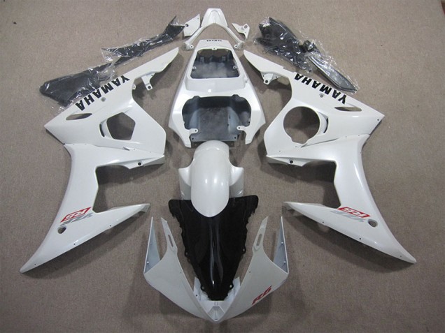 ABS 2003-2005 White Yamaha YZF R6 Bike Fairing Canada ABS 2003-2005 White Yamaha YZF R6 Bike Fairing Canada