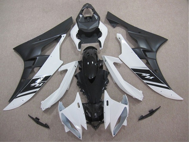ABS 2006-2007 White Black Yamaha YZF R6 Motor Bike Fairings Canada ABS 2006-2007 White Black Yamaha YZF R6 Motor Bike Fairings Canada