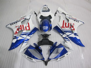 ABS 2006-2007 Blue White Fiat Yamaha YZF R6 Motorcyle Fairings Canada