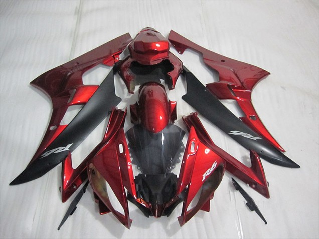 ABS 2006-2007 Red Yamaha YZF R6 Motor Fairings Canada ABS 2006-2007 Red Yamaha YZF R6 Motor Fairings Canada