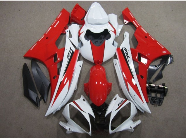 ABS 2006-2007 White Red Black Decal Yamaha YZF R6 Motorcycle Fairing Canada ABS 2006-2007 White Red Black Decal Yamaha YZF R6 Motorcycle Fairing Canada