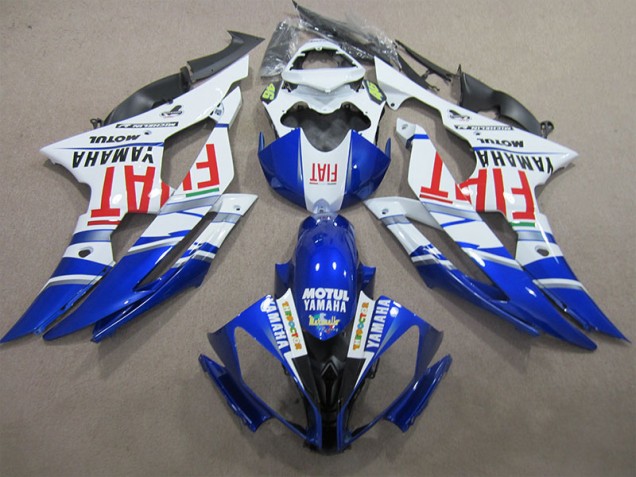 ABS 2008-2016 Blue White Motul Red Fiat Yamaha YZF R6 Motorbike Fairing Canada ABS 2008-2016 Blue White Motul Red Fiat Yamaha YZF R6 Motorbike Fairing Canada