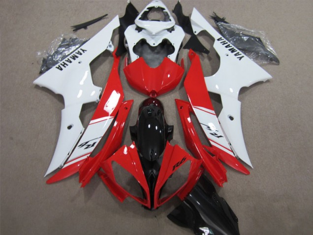 ABS 2008-2016 Red White Black Decal Yamaha YZF R6 Bike Fairing Canada ABS 2008-2016 Red White Black Decal Yamaha YZF R6 Bike Fairing Canada