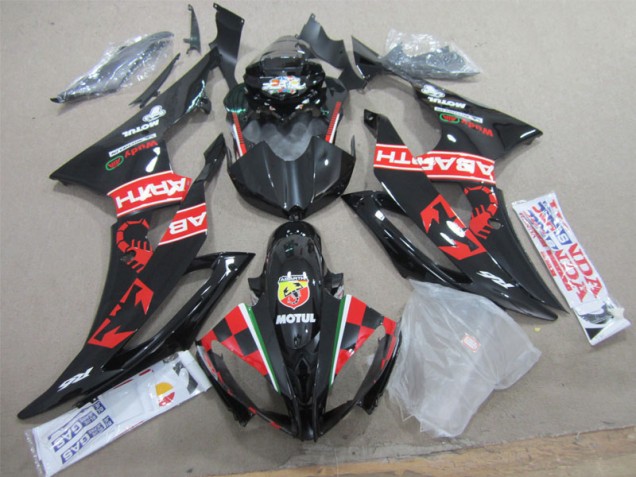 ABS 2008-2016 Black White Motul Yamaha YZF R6 Motorbike Fairing Canada ABS 2008-2016 Black White Motul Yamaha YZF R6 Motorbike Fairing Canada
